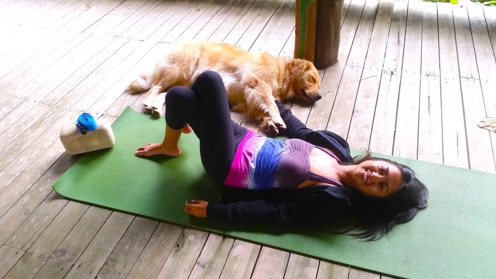 travelling yoga teacher