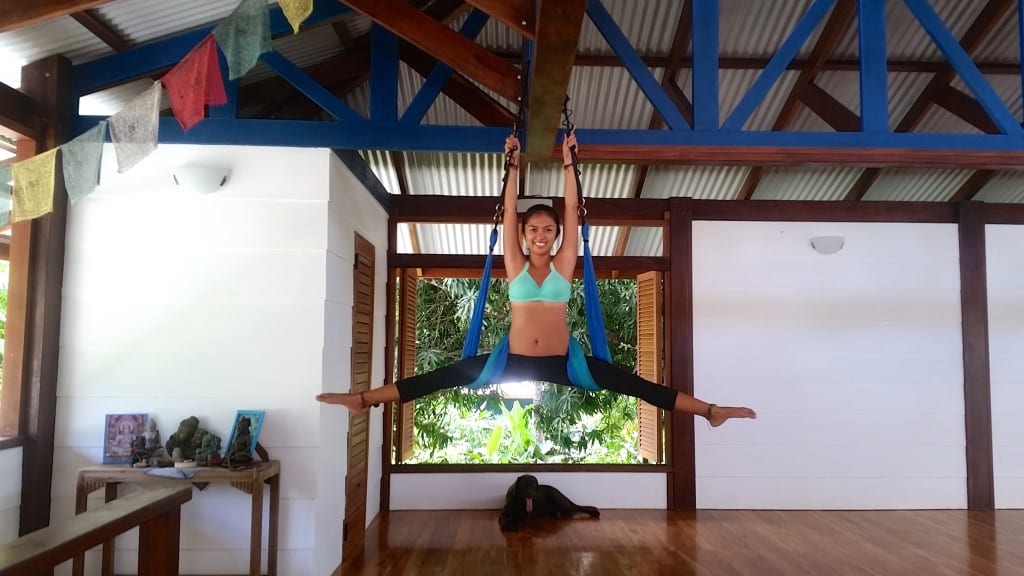 travelling yoga teacher