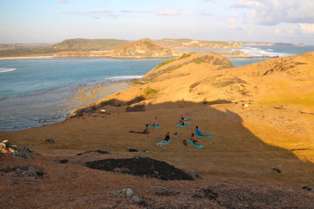 travelling yoga teacher