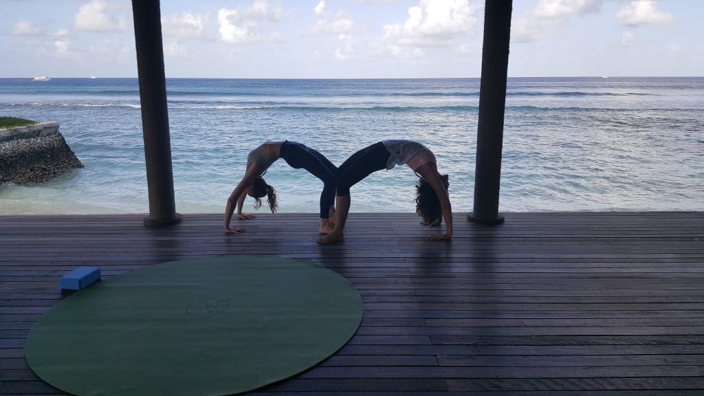 Anantara Veli yoga class