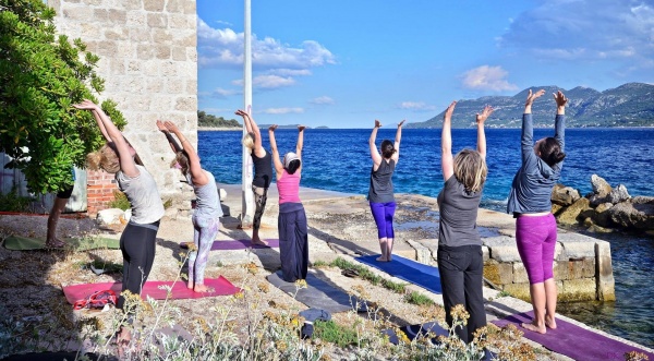 yoga and hiking seaside retreat Croatia
