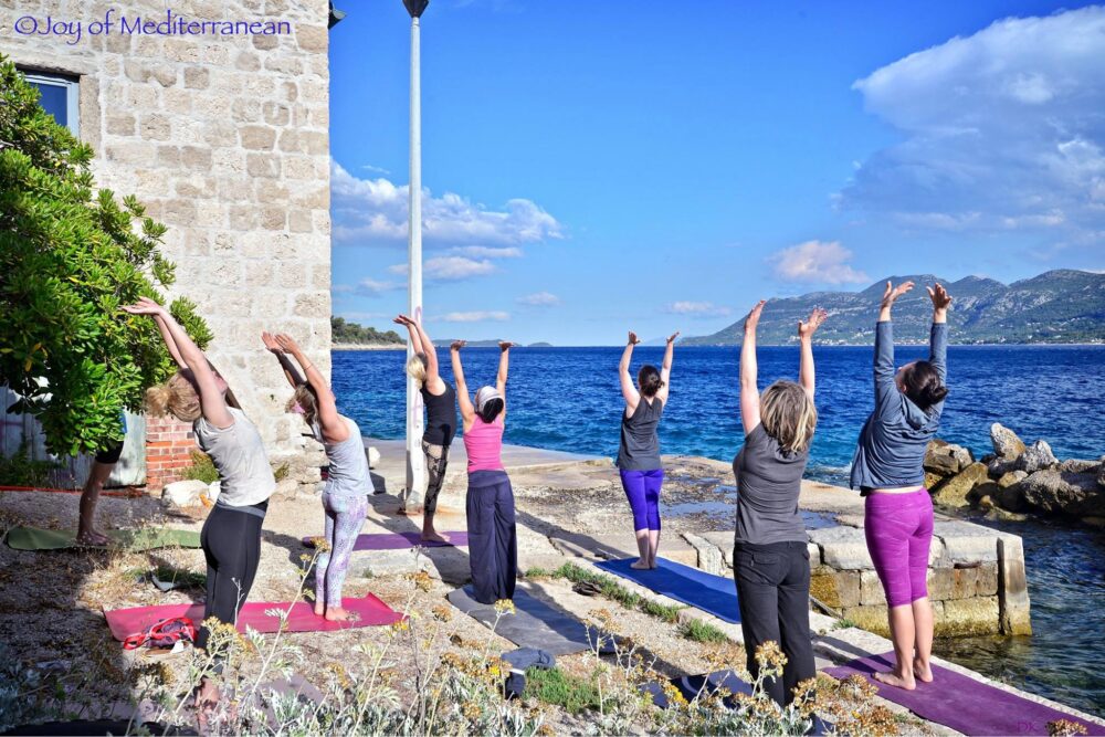 yoga and hiking seaside retreat Croatia