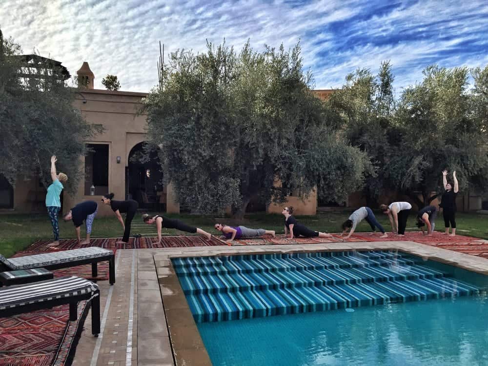 luxury yoga retreat at Peacock Pavillions