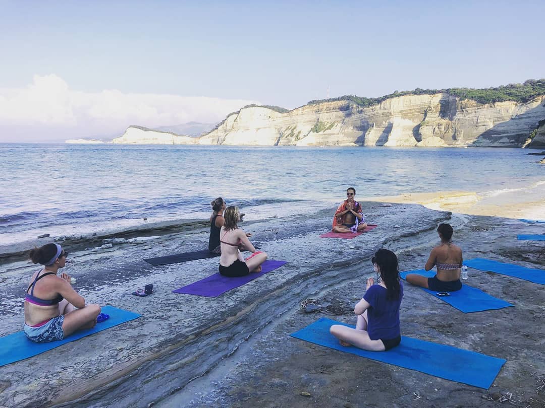 summer yoga retreat Corfu