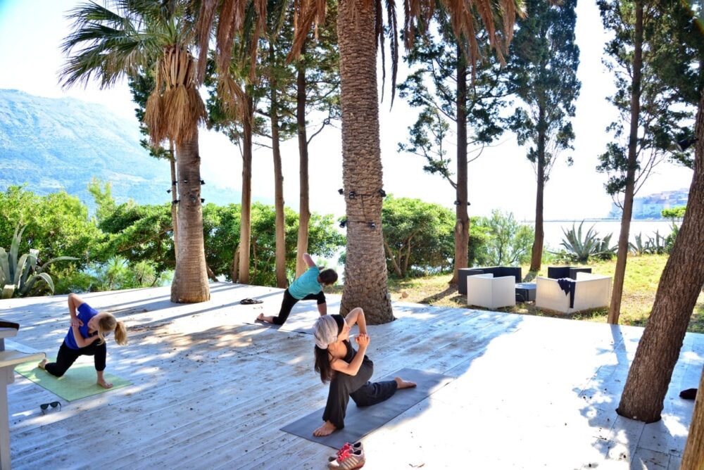 seaside yoga holiday croatia