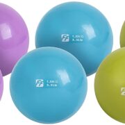 FunctionalFitness Weighted Soft Pilates Yoga Toning Ball Pair - 2 x 0.5kg