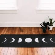 Moon Phases Yoga Mat by Wildmagic + 5mm + Eco-Friendly Printed Design