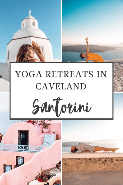 yoga retreats in Caveland Santorini