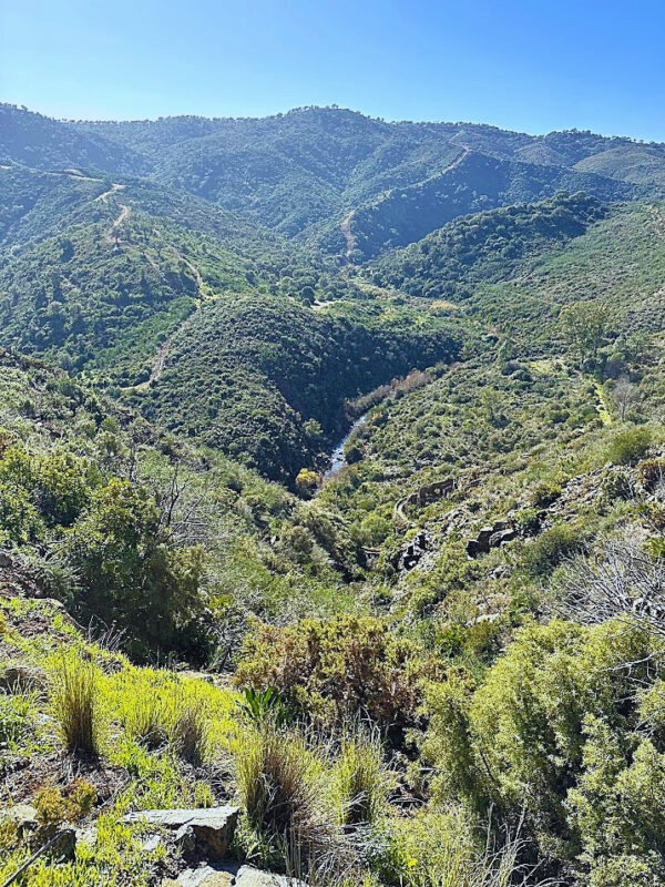 Unesco Protected Natural Area behind Viluz